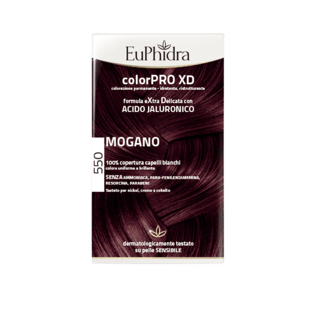 Euphidra ColorPro XD 550 Mogano – Colorante per Capelli