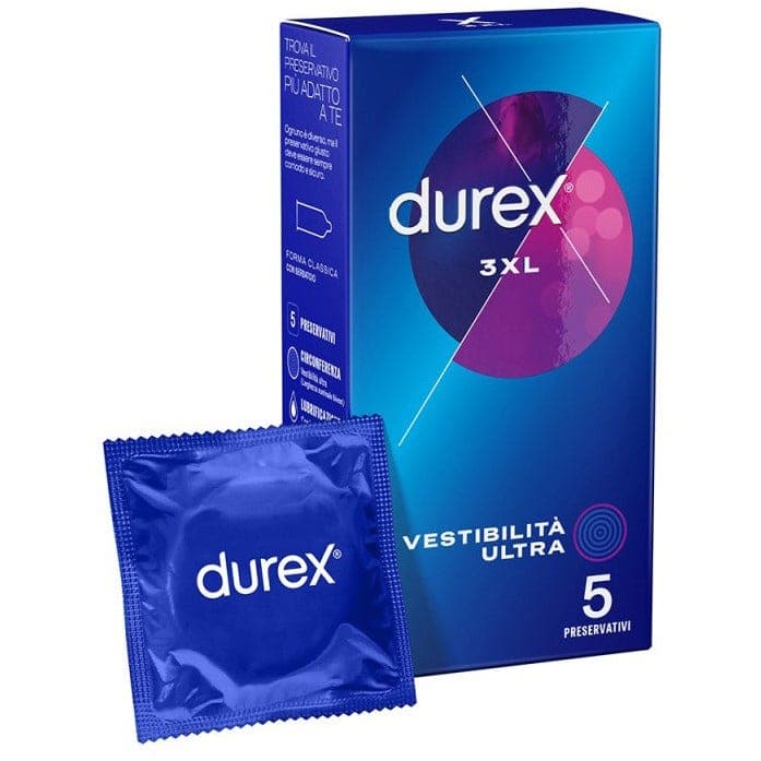 Durex 3XL Vestibilità Ultra – 5 preservativi