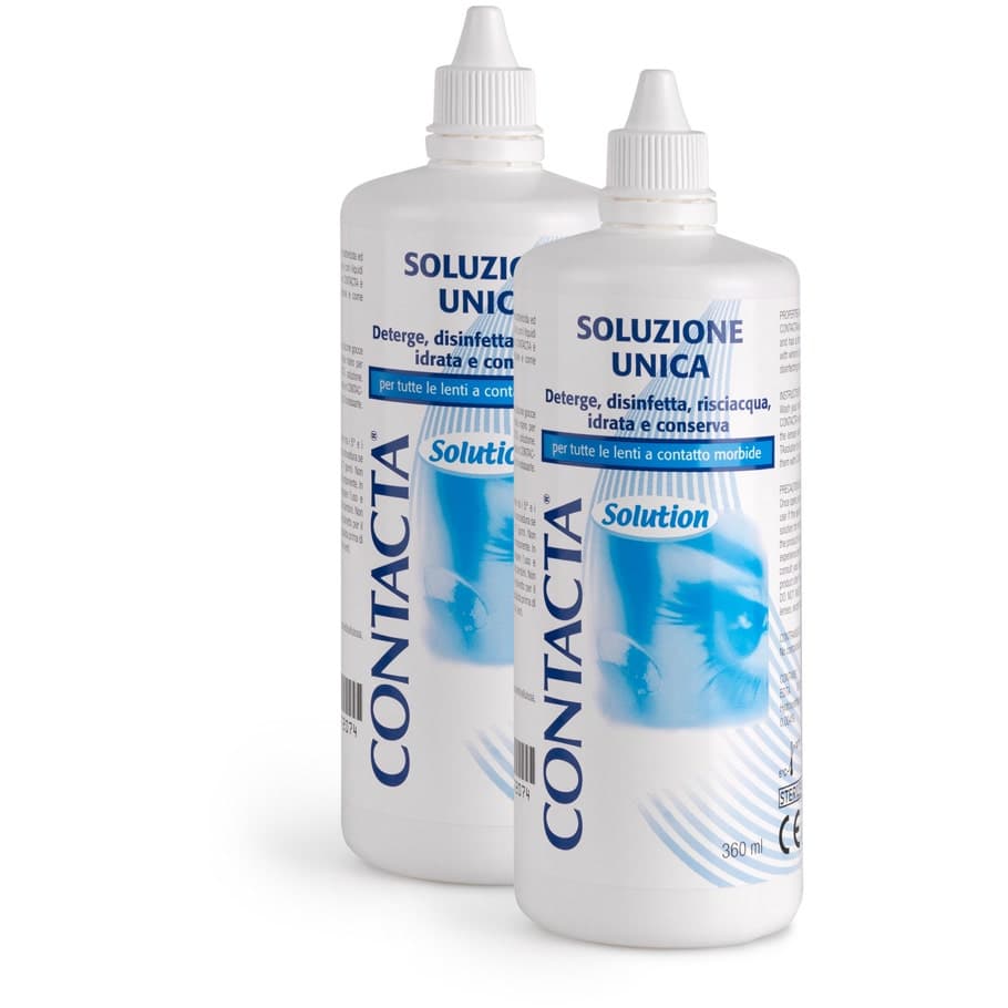 Contacta Unica Plus Isotonische Lösung – 2x360 ml