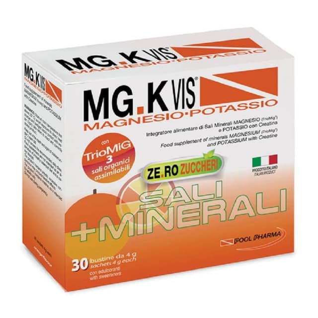 MGK Vis Orange Zero Zuccheri Magnesio + Potassio – 30 bustine