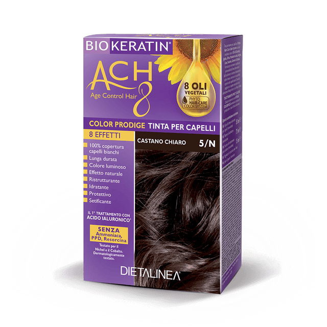 Biokeratin Ach8 – Colorante capelli 5/N