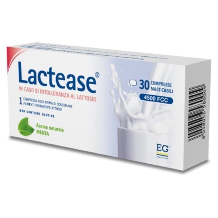 Lactease 4500 FCC Menta – 30 capsule