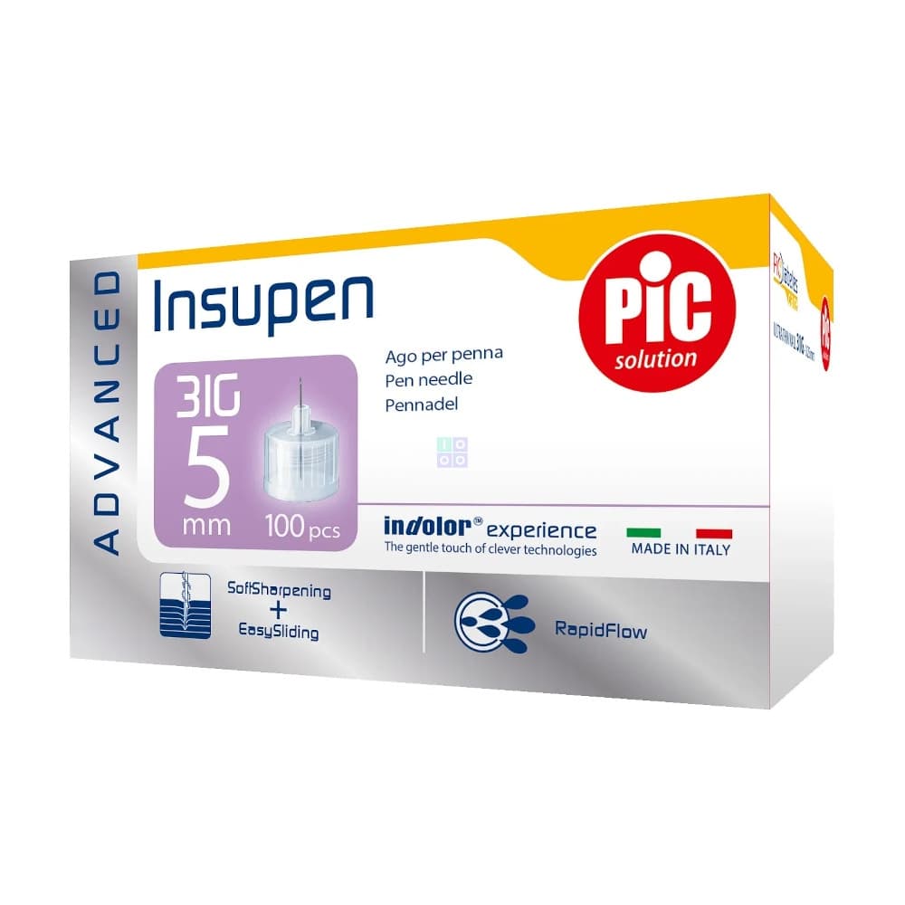 Insupen Aghi per iniezioni 31G 5mm – 100 pezzi