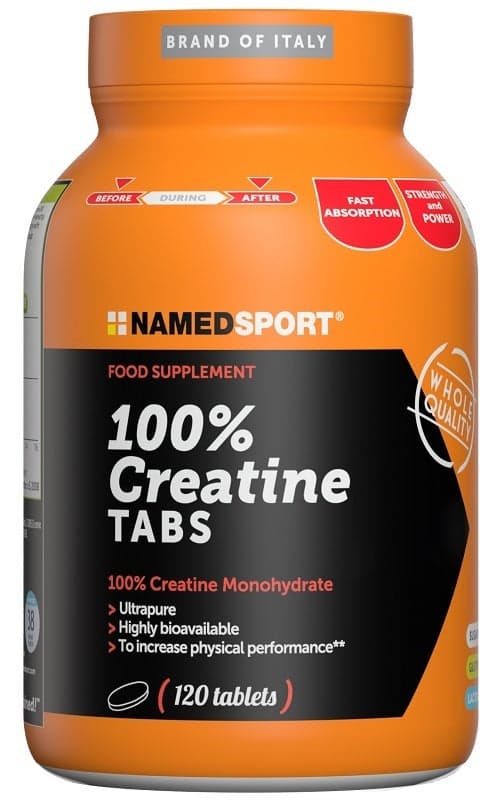 100% Creatine Tabs – 120 compresse