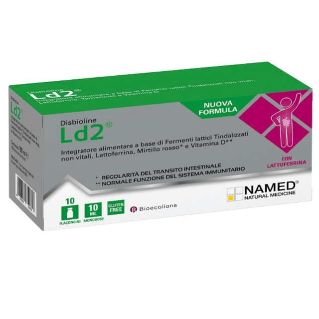 Disbioline LD2 Lattoferrina 120 mg + Fermenti lattici tindalizzati – 10 fiale