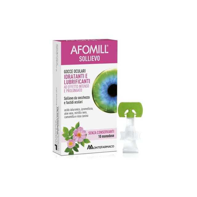 Afomill Sollievo – Gocce oculari, 10 fiale