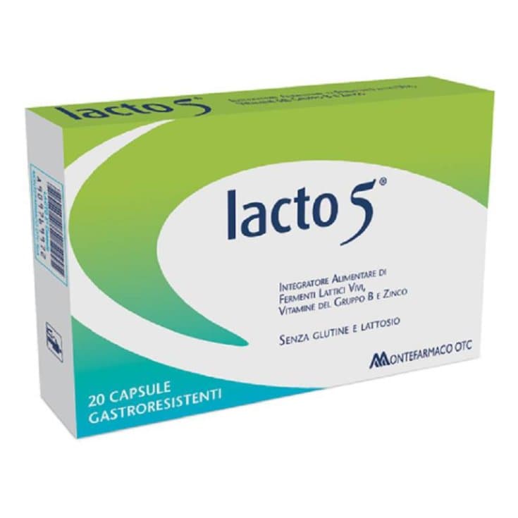 Lacto 5 Integ Fermentazione Lattici – 20 capsule