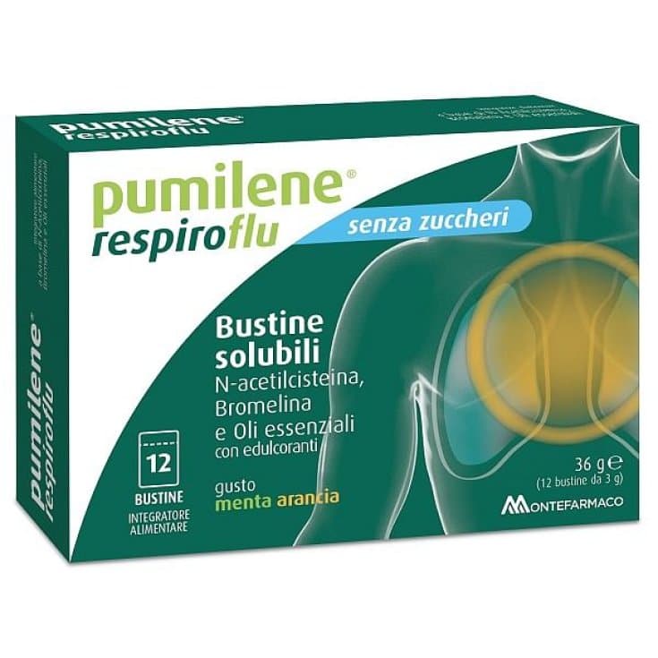 Pumilene Resp Flu – 12 bustine