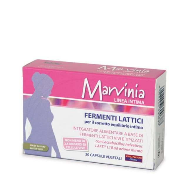 Marvinia Fermenti - 30 capsule con fermenti lattici intestinali