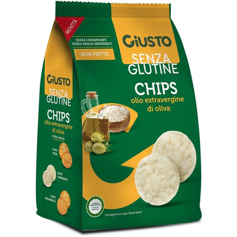 GIUSTO S/G CHIPS OLIO EVO 40G