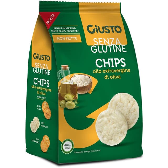 Giusto S/G Chips Olio EVO – 40 g senza glutine