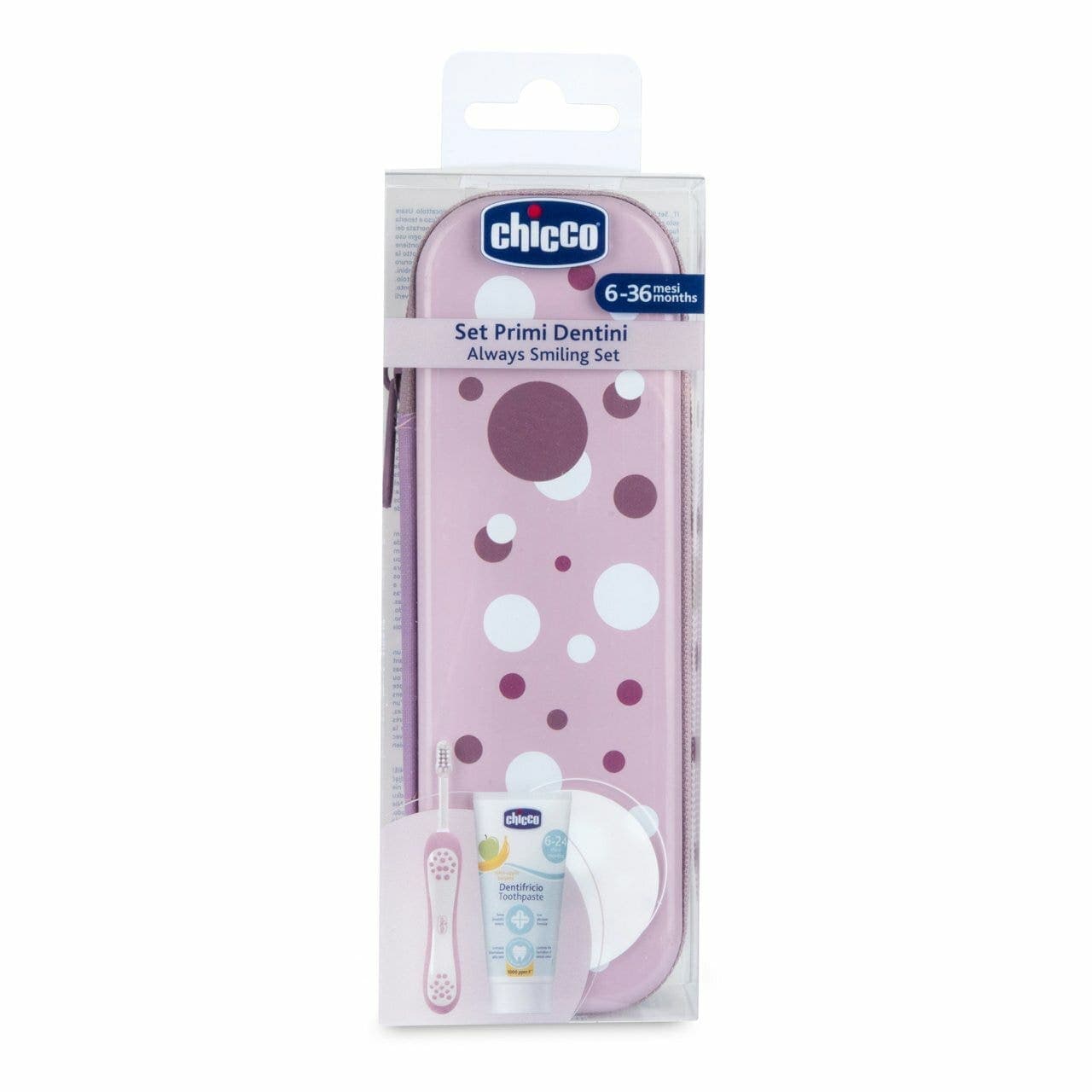 Chicco Set Dentale – da 6 Mesi, Rosa