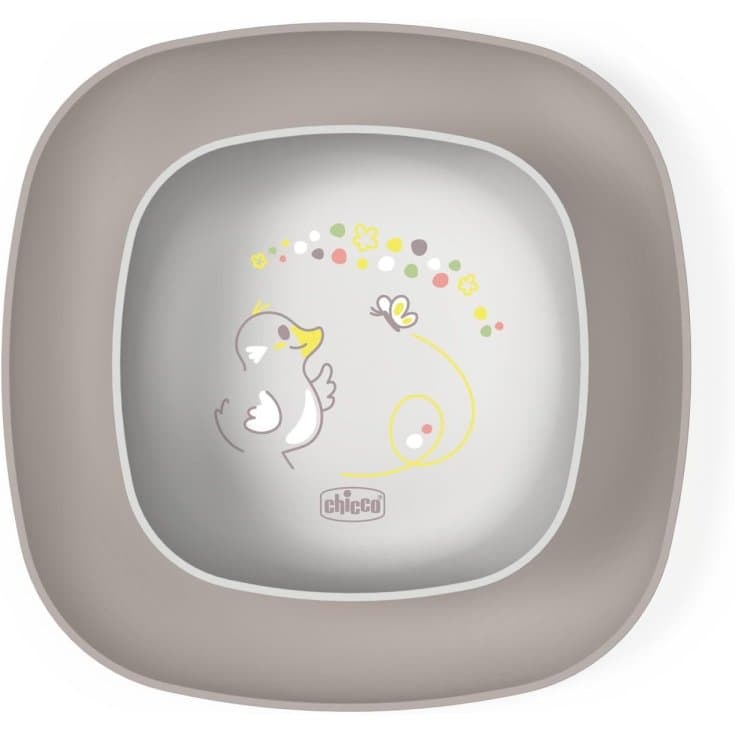 Piatto per Bambini Grigio – Da 12 mesi