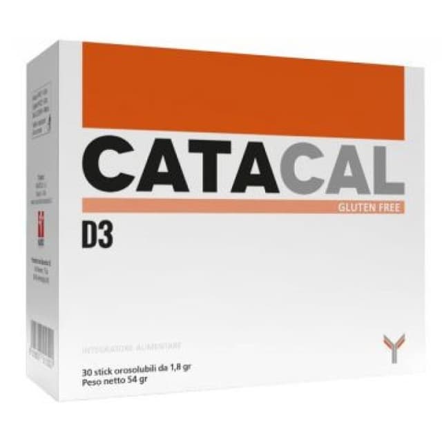 Catacal D3 Vitamina D3 + Calcio – 30 stick orosolubili