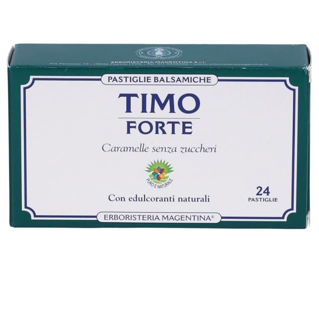 Timo Forte Pastiglie Balsamo – 24 pezzi | Erboristeria Magentina