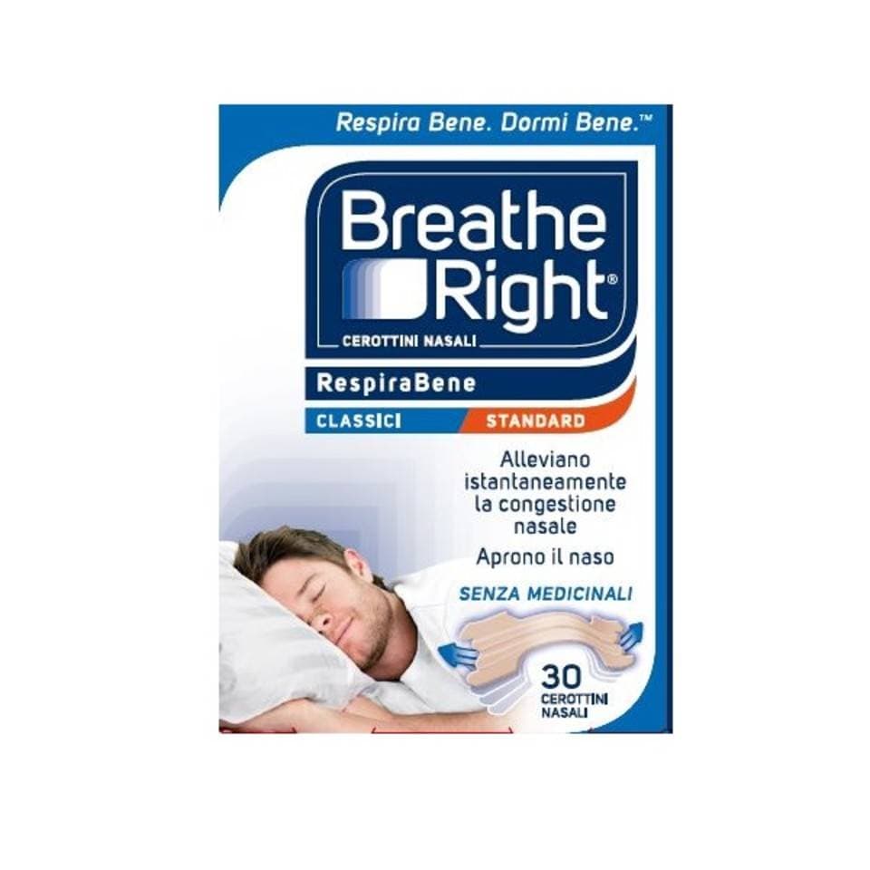Breath Right Classici – 30 cerotti nasali
