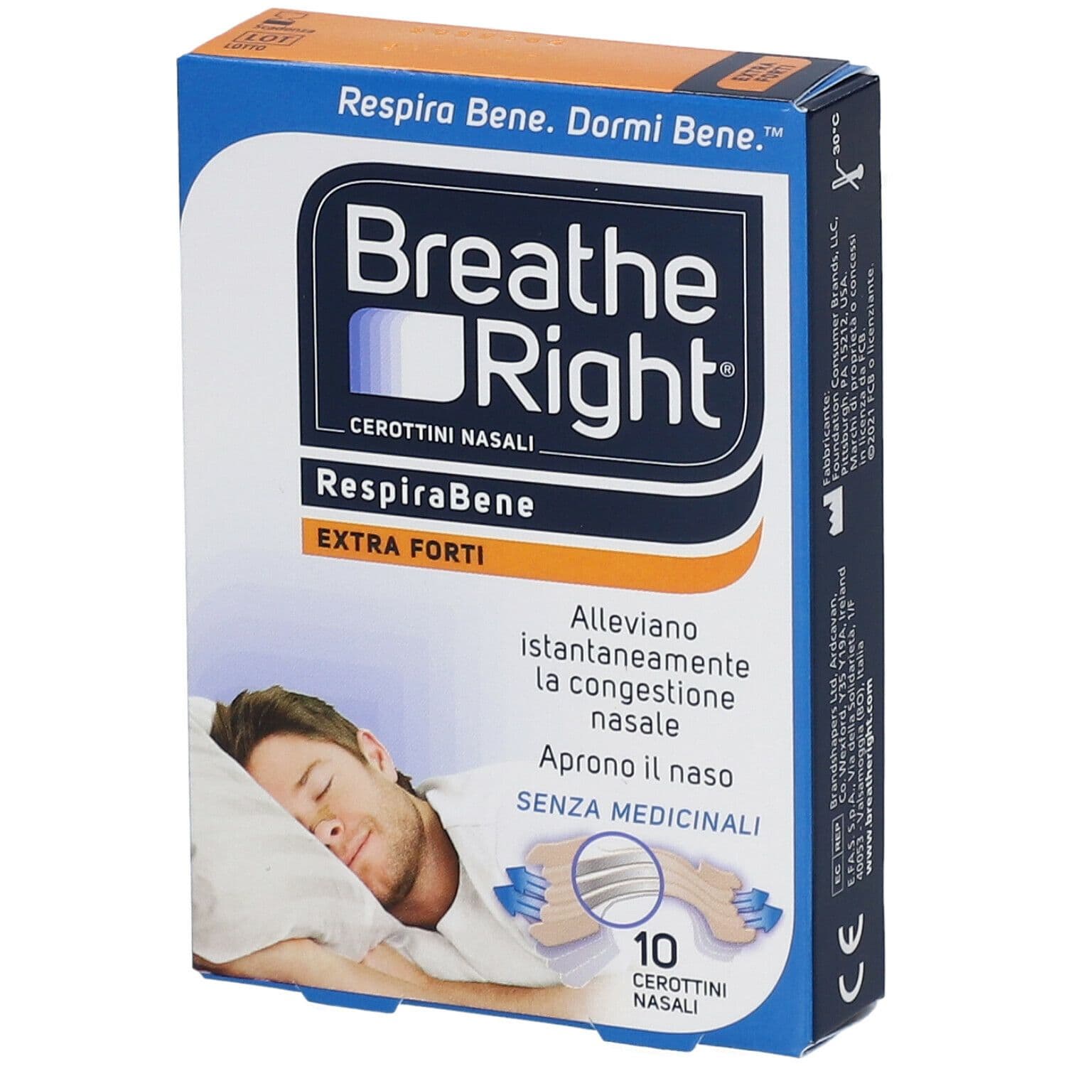 Breath Right Extra Stark – 10 Stück Nasenpflaster