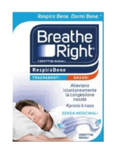 Breathe Right Nasenpflaster transparent – 30 cerotti
