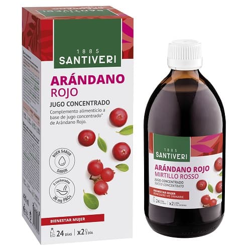 Santiveri Concentrato di Cranberry (Mirtillo Rosso) – 490 ml