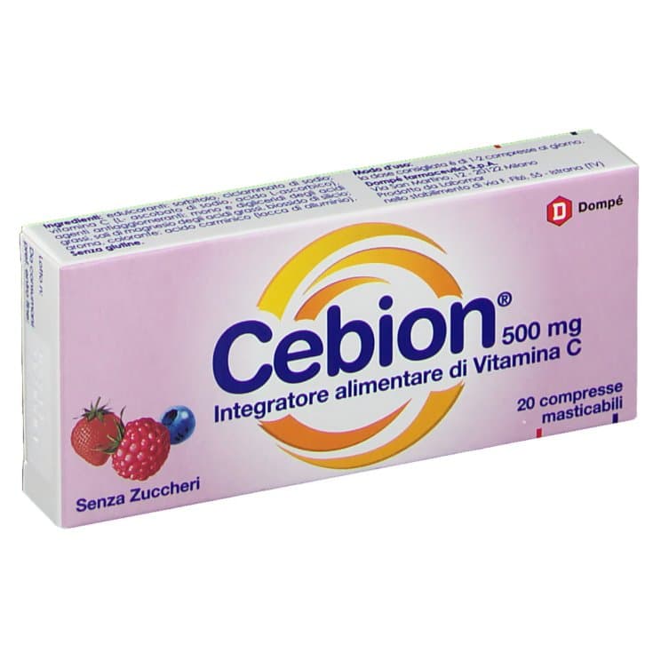 Cebion Vitamina C – 20 compresse senza zucchero