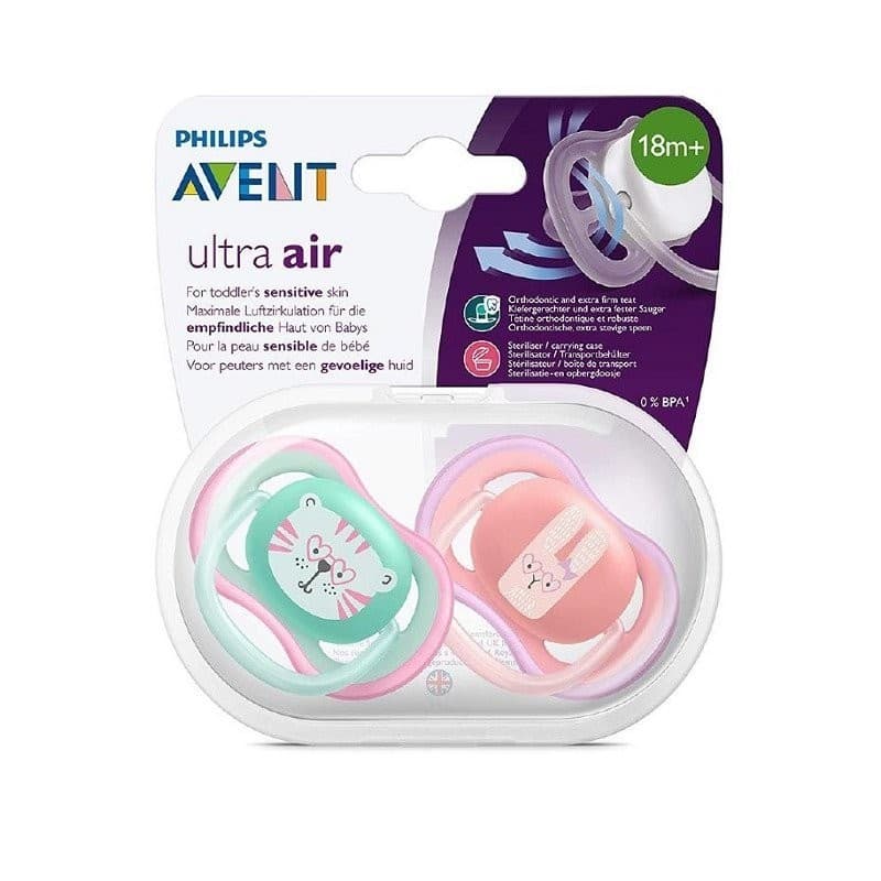 Philips AVENT Ciuccio Air – 2 pezzi, da 18 mesi