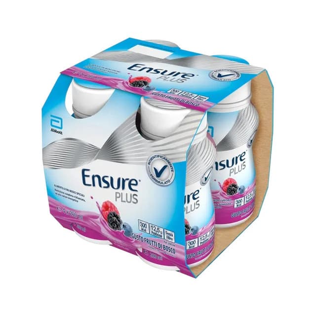 Ensure Plus Frutti Potassio + Magnesio – 4x200 ml bevanda nutrizionale