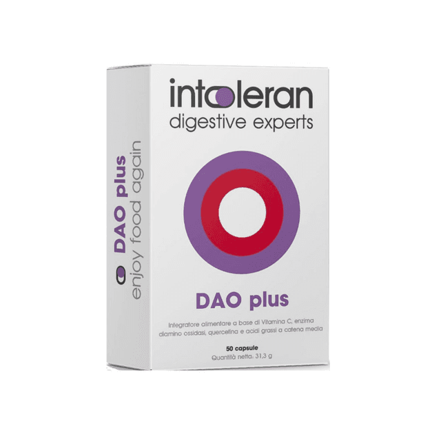 INTOLERAN DAO PLUS Quercetina 38 mg + Vitamina C – 50 capsule