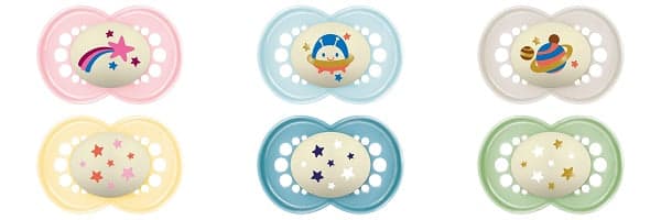 MAM Original Night Ciuccio 16+ Silicone 2 pz