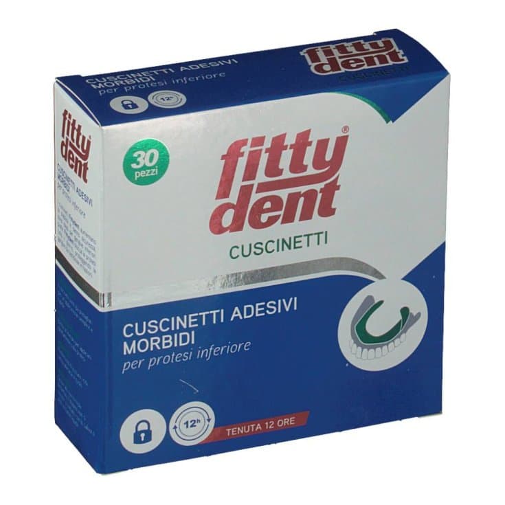 Fittydent Cuscinetti Adesivi – 30 pezzi