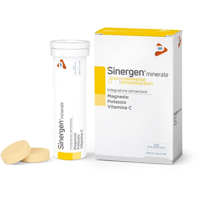 Sinergen-Int Mineral Potassio + Magnesio – Compresse effervescenti