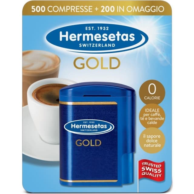 Hermesetas Gold – 500+200 compresse