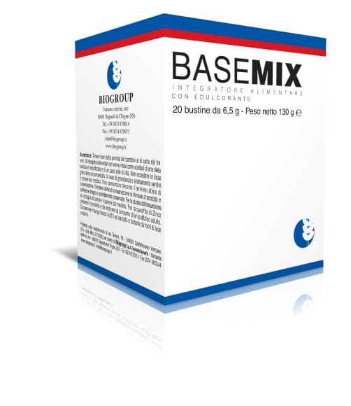 Basemix 20 Calcio + Magnesio – 20 bustine da 6,5 g