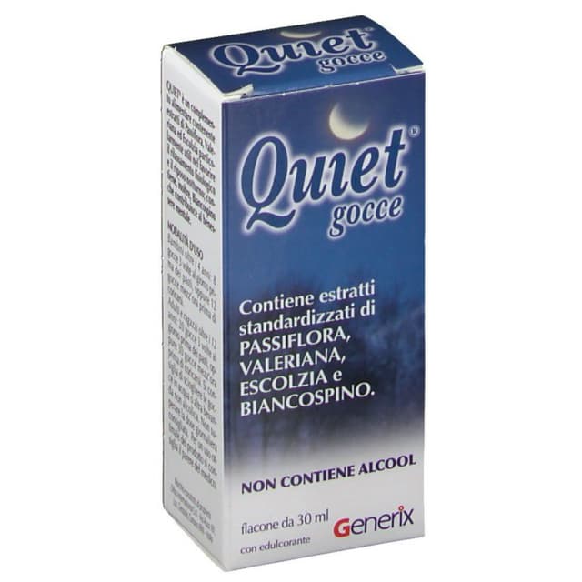 Quiet Integ Gocce Passiflora + Valeriana – 30 ml Integratore Alimentare