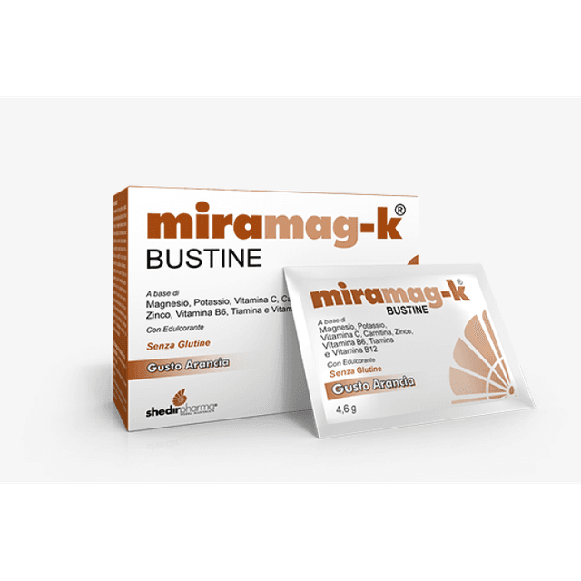 Miramag-K Magnesio 224,40 mg + Potassio – 20 bustine (3,522 g)
