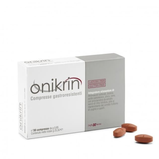 Onikrin L-metionina + Vite rossa – 30 compresse