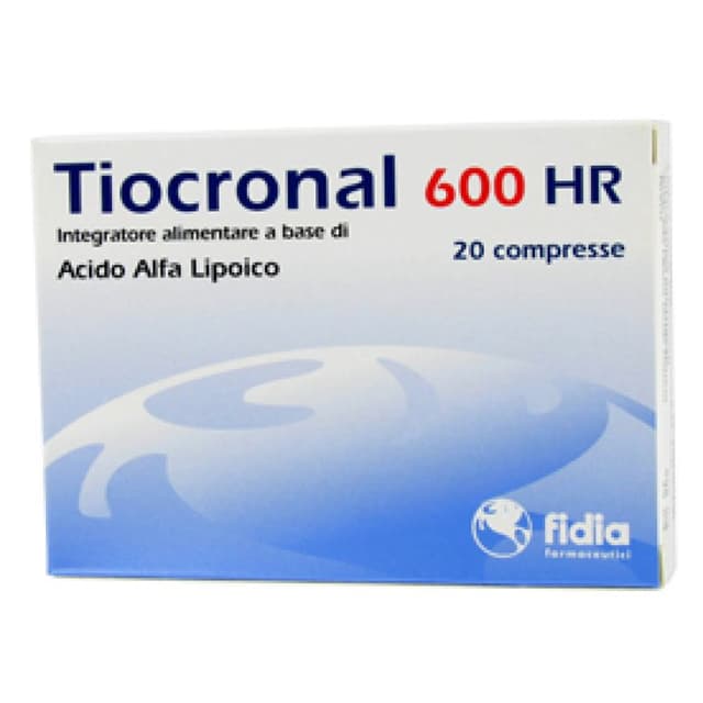 Tiocronal 600 HR Acido alfa lipoico – 20 compresse