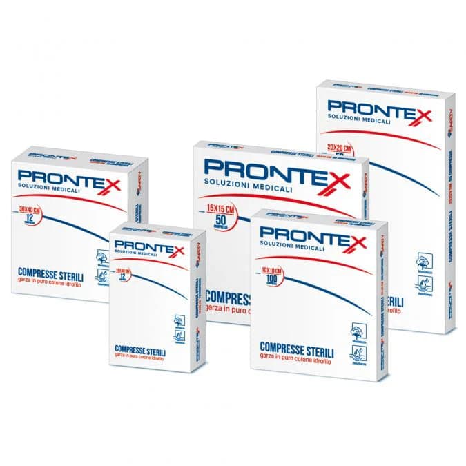 Texil Safety Gauze – 36×40 cm, 12 pezzi