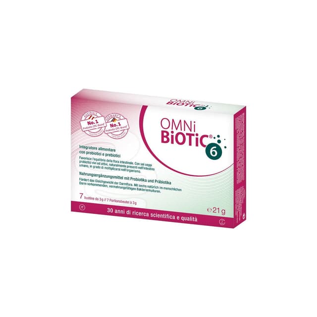 OMNI BIOTIC 6 Inulina + Fermenti lattici probiotici – 7 bustine