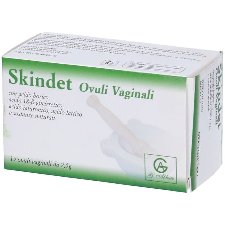 Skindet Vaginale Ovuli – 15 pezzi da 2,5 g