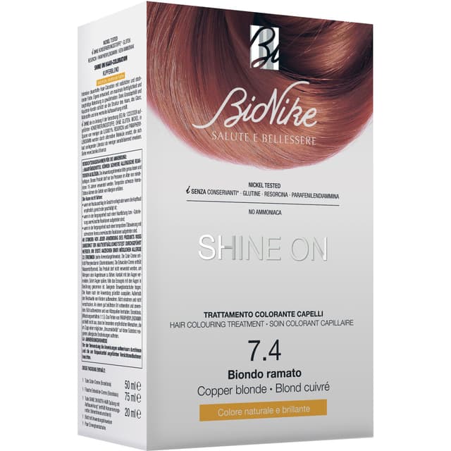 Shine On Colorazione Biondo 7.4 Rame – Tinta per capelli