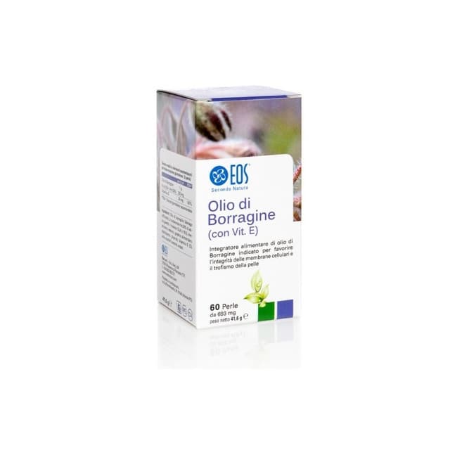 EOS Olio di Borragine 690 mg – 60 Capsule con Acido Gamma-Linolenico