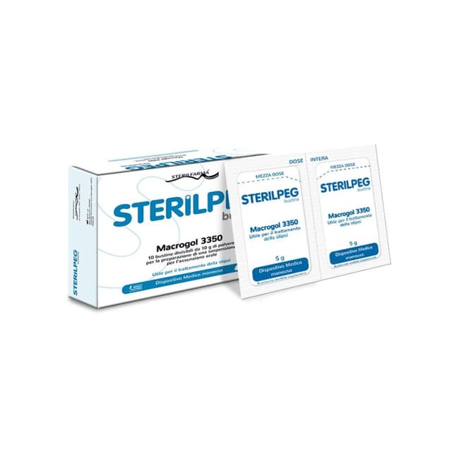 Sterilpeg – 10 bustine Macrogol 3350