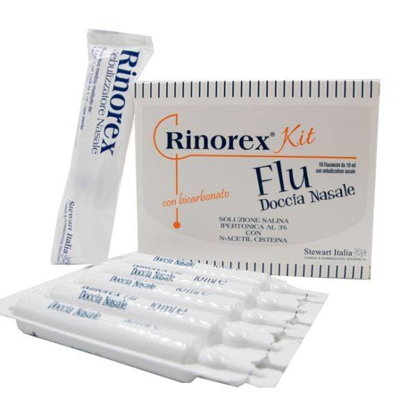 Rinorex Flu Doccia Nasale – 10 × 10 ml