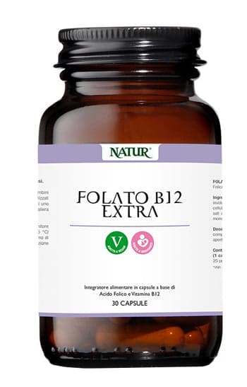 FOLATO B12 EXTRA – 30 capsule Natura