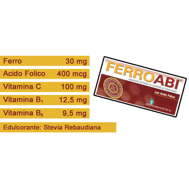 Ferro Abi – 20 compresse al cioccolato