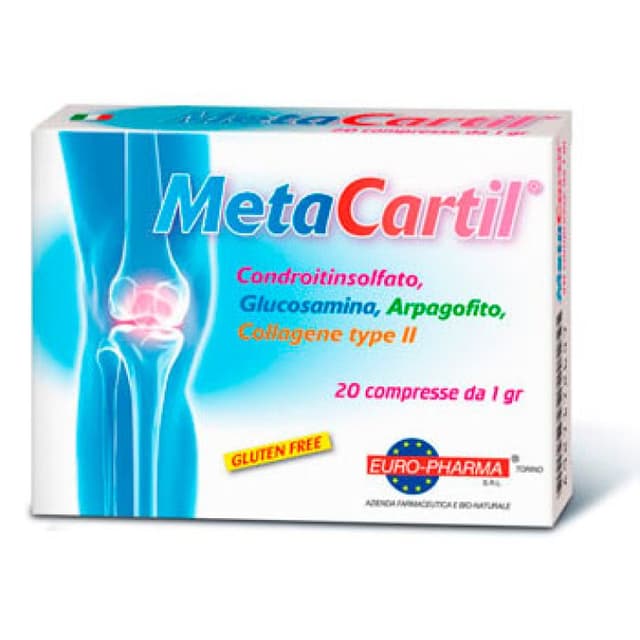 Metacartil Condroitina + Glucosamina – 20 compresse da 1 g