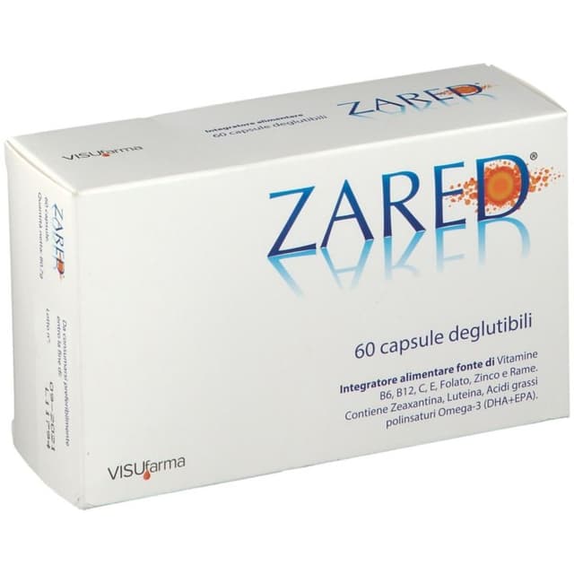 Zared Integratore Luteina + Omega-3 EPA e DHA – 60 capsule