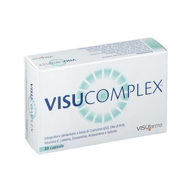 Visucomplex Integratore Coenzima Q10 + Olio di krill – 30 capsule