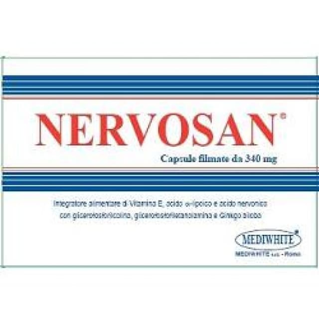 Nervosan Ginkgo biloba + Vitamina E – 24 capsule