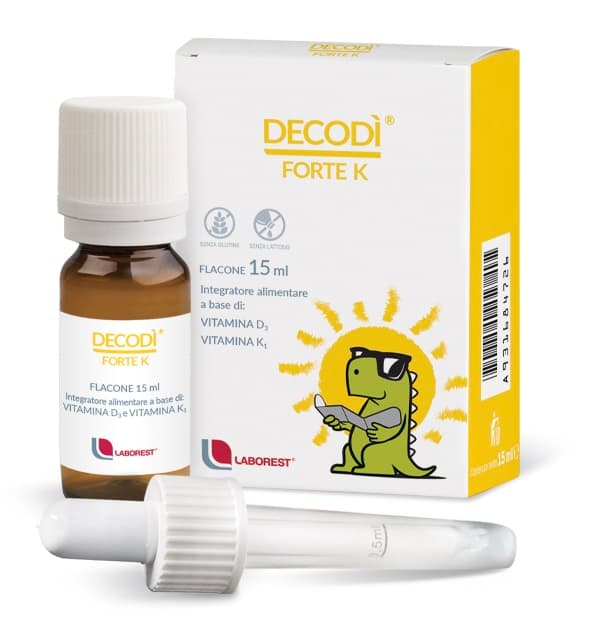 Decodi K Forte Gocce – 15 ml con Vitamina D3 e K